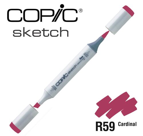 Marqueur À L'alcool Copic Sketch R59 Cardinal