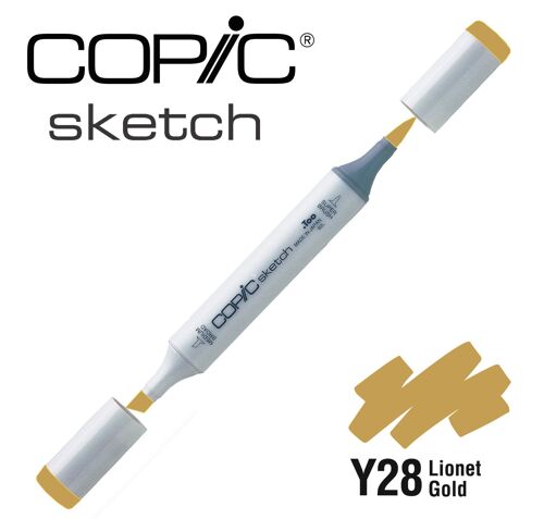 Marqueur À L'alcool Copic Sketch Y28 Lionet Gold