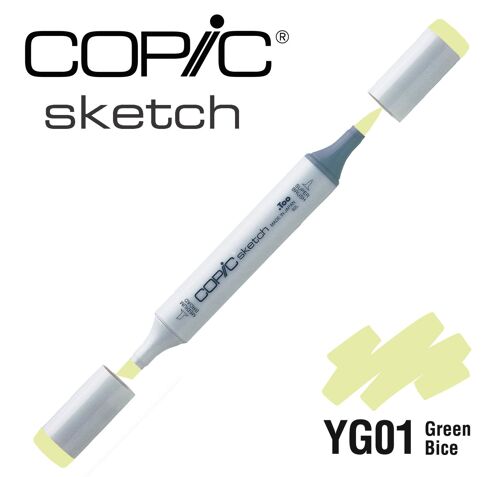 Marqueur À L'alcool Copic Sketch Yg01 Green Bice