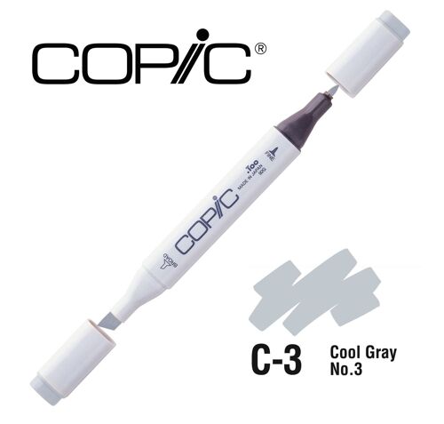 Marqueur À L'alcool Copic Marker C3 Cool Gray No.3