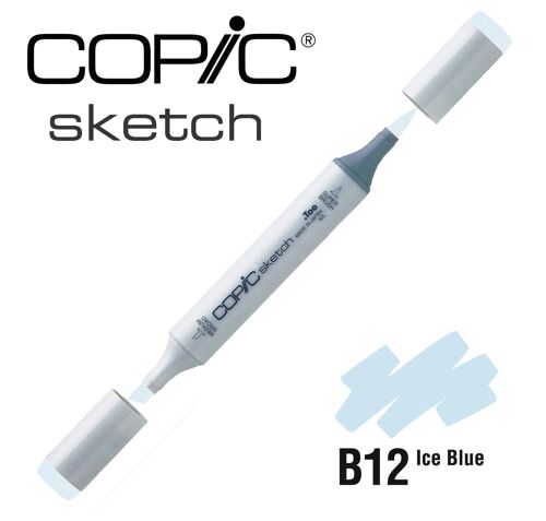 Marqueur À L'alcool Copic Sketch B12 Ice Blue