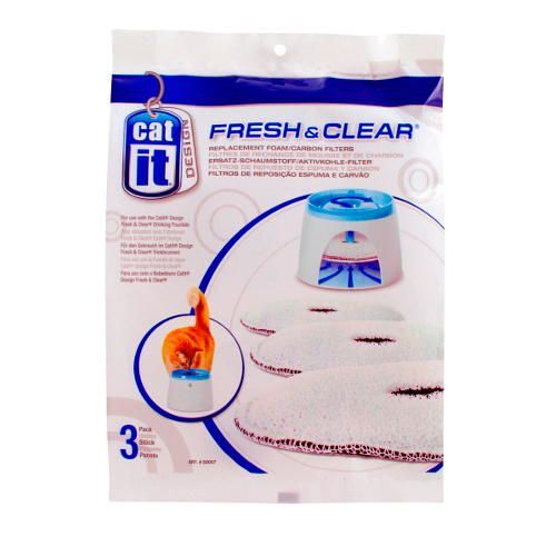 Fresh Clear Recharge 3 Filtres Pour Fontaine