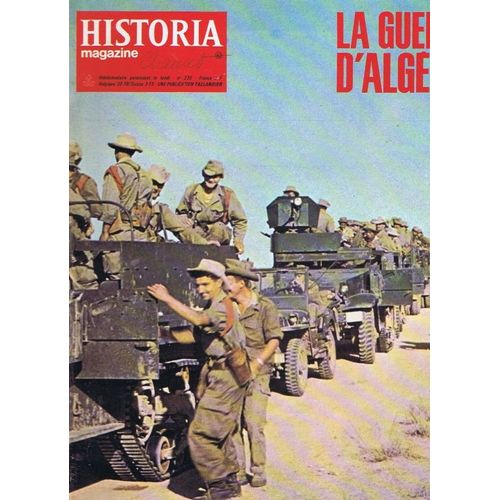 Guerre D'algerie -Historia Magazine N° 235 La Bataille Des Frontieres Souk Ahras