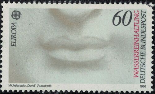 Allemagne 1986 Oblitéré Used Wasserreinhaltung Mouth Bouche Su