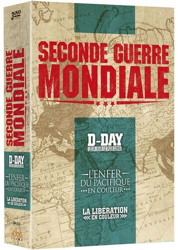 Coffret 2nde Guerre Mondiale : D-Day, Leur Jour Le Plus Long + La Libération En Couleur + L'enfer Du Pacifique - Pack