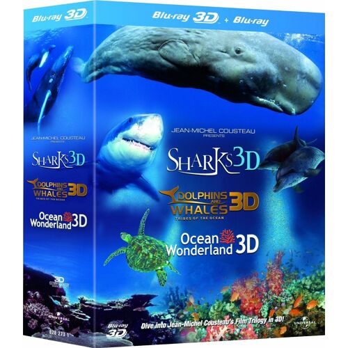 Jean-Michel Cousteau Documentaire 3d (Compatible 2d) - Trilogy Blu-Ray Import Anglais - Vf Incluse