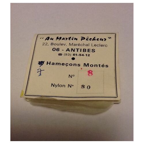 7 Hameçons Montes No 8