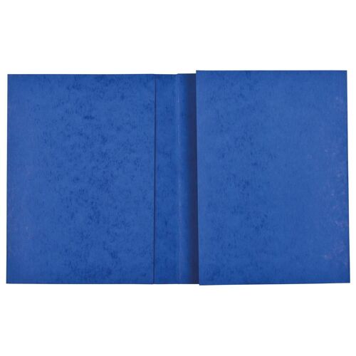 Coutal Protège Cahier "Ecolier" 18 X 22 Cm Carte Lustrée 2 Grands Rabats Bleu