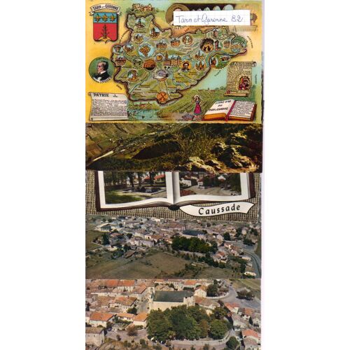 Lot De 5 Cartes Postales De Tarn Et Garonne (82), Les Gorges, Caussade, Lalbenque °°°