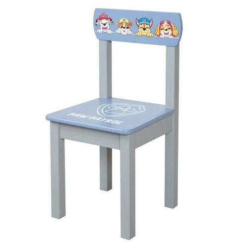 Chaise Enfant Roba Pat'patrouille - Motif Chiens Chase Ruben & Marcus - Dès 18 Mois - Bleu - Gris