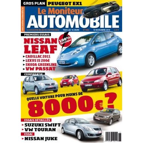 Le Moniteur Automobile N°1484 - Suzuki Swift - Volkswagen Touran 1.6 Tdi - Nissan Juke 1.6 Dig-T
