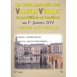 Valeurs Vénales Au 1er Janvier 2014