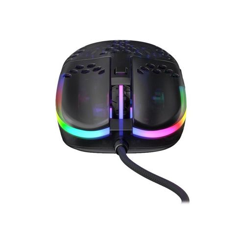 Xtrfy MZ1 - Zy's Rail - Souris - ergonomique - optique - filaire - USB - noir