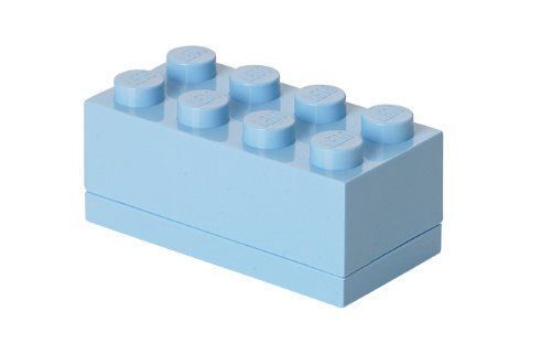 LEGO 40121736 - Ameublement Et Décoration - Boîte Miniature - Bleu Clair - 8 Plots