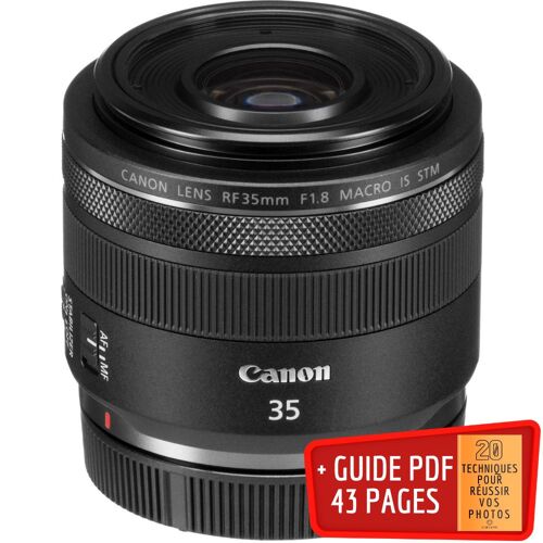 Canon RF 35mm f/1.8 Macro IS STM + Guide PDF ""20 TECHNIQUES POUR RÉUSSIR VOS PHOTOS""