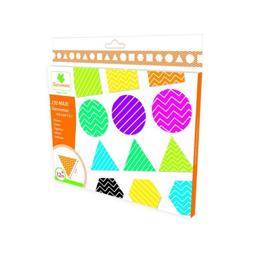 Pockets Pochette Maxi Gommettes Geometry