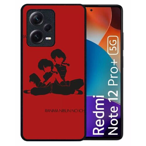 Coque pour redmi note 12 pro+ - ranma - silicone - noir