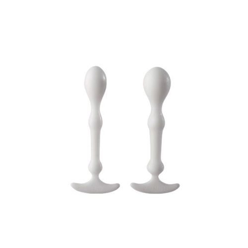 Duo Plug Anal - Peridise - Blanc