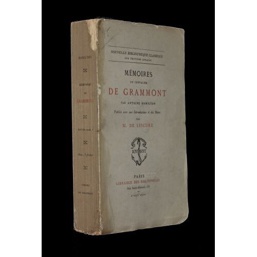 Mémoires Du Chevalier De Grammont