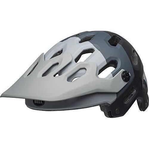 Bell Casque Junior Super 3 Casque Vtt Unisexadult, Matte Downdraft Gris/Gunmetal, M 5559cm