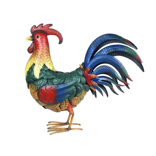 By SIGRIS Gallo De Metal Multicolor Figuras Animales Colección Rústico Signes Grimalt Decor And Go