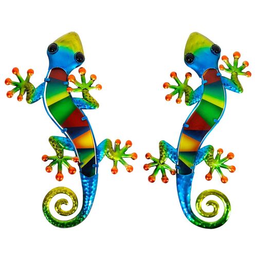 Signes Grimalt By Sigris - Adorno Lagarto Pack 2 Unidades Adorno Pared | Jardin Verde - 1x17x37 cm