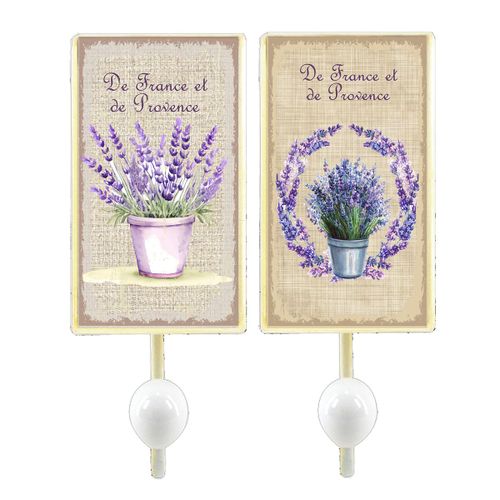 ORIGEN Home Decor Percha 2U Percheros Crudo 19x8x7cm Metal Decoración Vintage<br /><br />