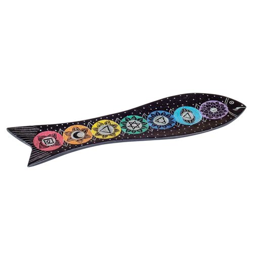 Signes Grimalt By Sigris - Apoyador Incienso Pez Regalo | Complementos Natura Multicolor - 0x0x12 cm