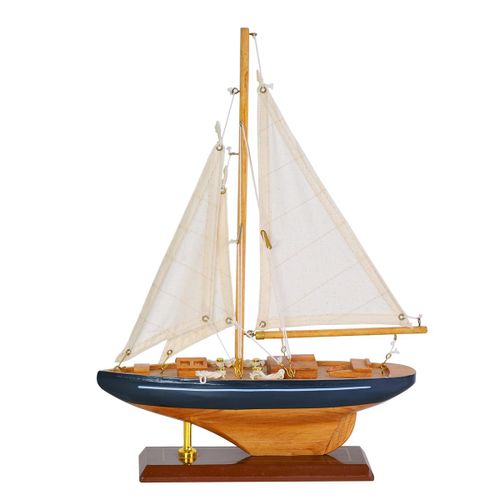 ORIGEN Home Decor Barco Velero Vehiculos | Modelismo de Barcos Blanco - 35x25x6cm<br /><br />
