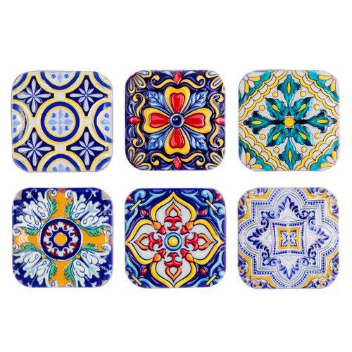 ORIGEN Home Decor Magneticos Hidraulico 6U Azul Ceramica 1x4x4cm<br /><br />