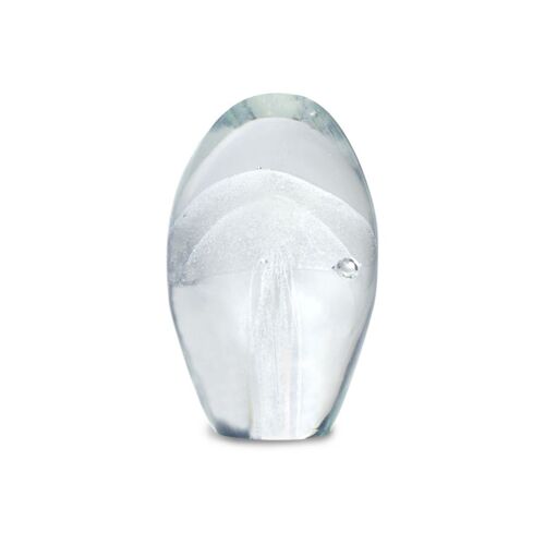 By Sigris - Pisapapeles de Cristal | Pisapapeles Medusa - Color Transparente - 8,5 cm x 5,5 cm x 5,5 cm Decor And Go