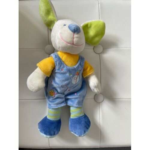 Doudou Peluche Chien Mots D Enfant Salopette