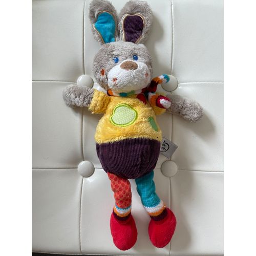 Peluche Doudou Mots D Enfant Lapin