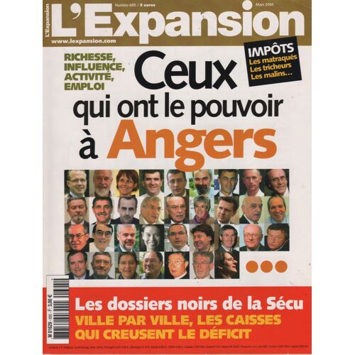 L'expansion N° 695 Ceux Qui Ont Le Pouvoir À Angers