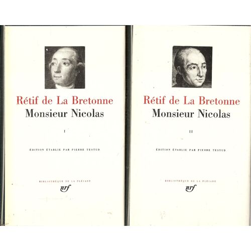 Monsieur Nicolas - Tome 1 Et  Tome 2 -Sous Boîtier Cartonné
