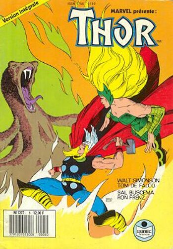 [ Version Intégrale Semic ] Thor N° 5 ( 1989 ) : " D'une Carapace À L'autre ! "