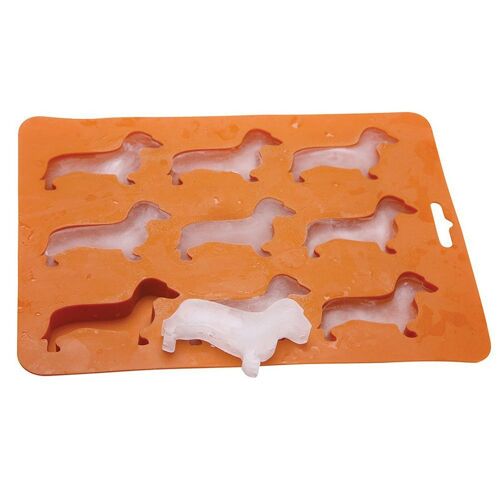 Plateau À Glaçons En Forme De Chien, Barre De Teckel, Bricolage, Fabrication De Glace, Moule De Qualité Alimentaire En Silicone Pour La Fabrication De Bonbons, Ustensiles De Cuisine, Accessoires