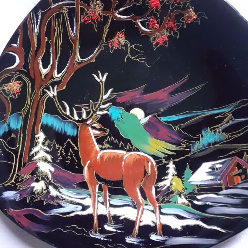 Faïence Longwy: Assiette Ancienne Décorative Numérotée