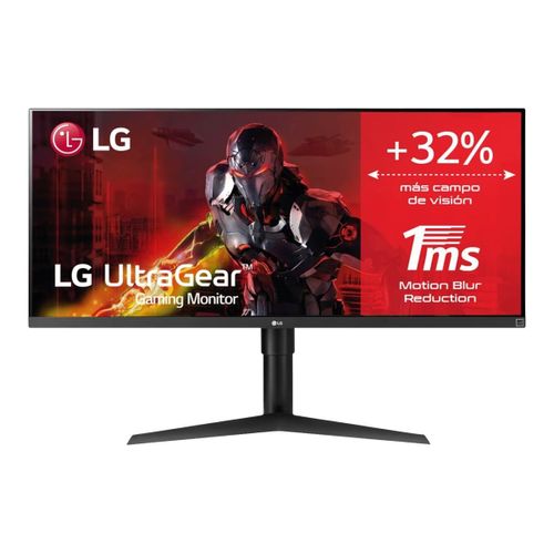 LG UltraWide 34WP65CP-B - Écran LED - incurvé - 34" - 3440 x 1440 WQHD @ 160 Hz - VA - 300 cd/m² - 3000:1 - DisplayHDR 400 - 5 ms - 2xHDMI, DisplayPort - haut-parleurs - noir mat, noir brillant
