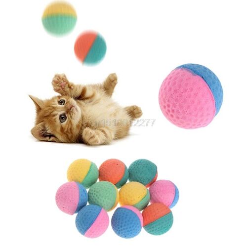 Boules Colorées À Mâcher En Latex Pour Animaux De Compagnie, 10 Pièces, Pour Chiens, Chats, Chiot, Chaton, Doux Et Élastique, # H0vh #