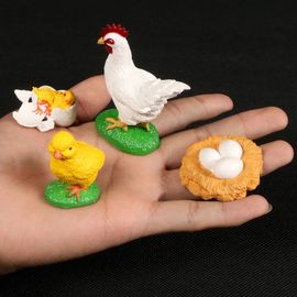 Figurine De Simulation De Petit Insecte Pour Enfants,Jouets De Croissance D'animaux,Modèle De Subvention De La Vie,Équation D'araignée,Grenouille,Papillon,Mignon,Bébé,Début - Type Chickens