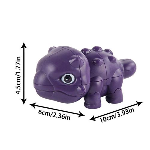 Cube Magique De Dinosaure Pour Enfants,Jouet Stem,Puzzle De Vitesse,Teaser Le Cerveau,Jouets D37pour Garçons - Type Violet