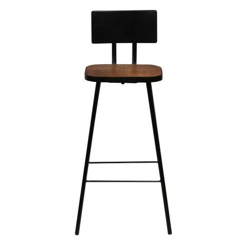 Tabourets De Bar Lot De 4 Bois Massif De Recuperation