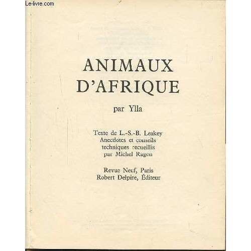 Animaux D'afrique.