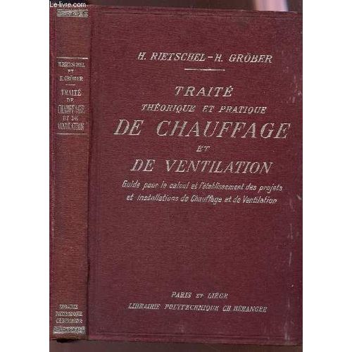 Traite Theorique Et Pratique De Chauffage Et De Ventilation -