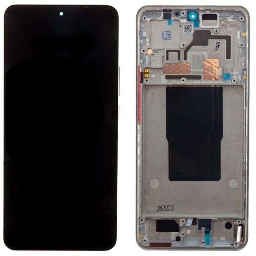 Ecran Pour Xiaomi 12t Et 12t Pro Vitre Lcd + Surface Tactile + Châssis Gris