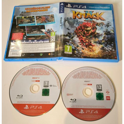 Knack Et Knack 2 Exemplaire De Promotion Ps4