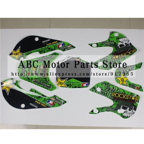 Autocollants Graphiques Autocollants 3m, Pour 02-08 Klx110 Kx65 Drz110 Pit Dirt Bike, Motocross 3