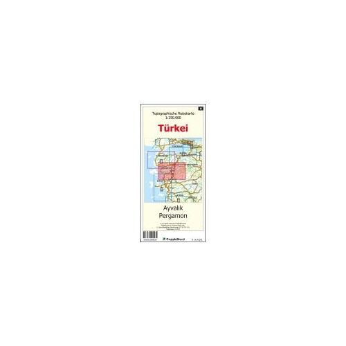 Ayvalik - Pergamon - Topographische Reisekarte 1:250.000 Türkei (Blatt 4)
