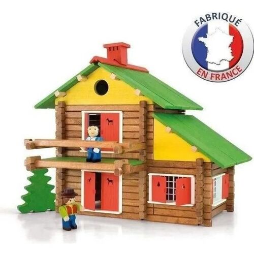Jeu De Construction Mon Chalet En Bois- 175 Pieces